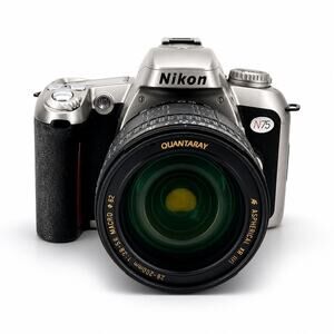 Nikon N75 35mm AF Film SLR Camera w/ Quantaray 28-200mm f/3.8-5.6 Macro